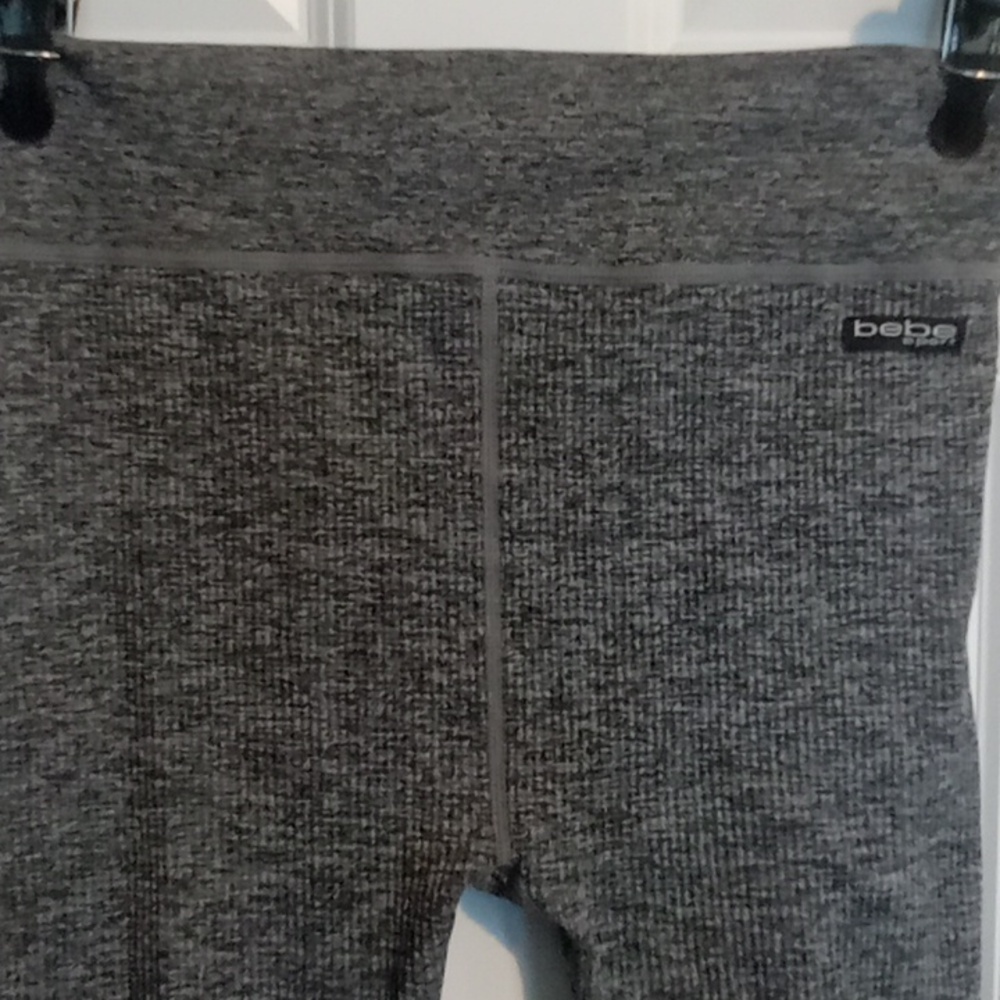 bebe Heather Gray Athletic Shorts - Picture 2 of 5